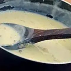 A picture of Khajur Custard.