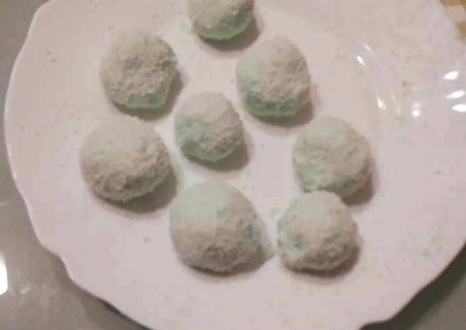 Tartufi cocco e menta senza cottura