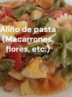 Una foto de Aliño de pasta (Macarrones, flores, etc.)