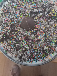 Una foto de Tarta de 3 chocolates con Kinder