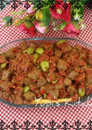 Foto resep Sambal Goreng Hati Sapi Petai Istimewa