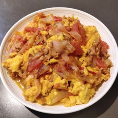 A picture of Stir Fry Tomato and Egg.