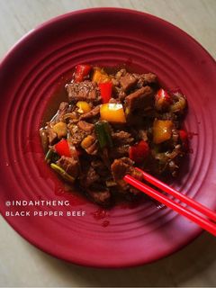 Foto resep Black pepper beef / sapi lada hitam