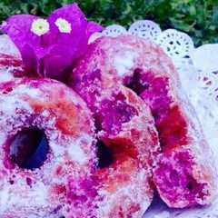 รูปของ Donat ubi ungu enak.