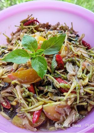 Foto resep Tumis Bunga Pepaya Teri
