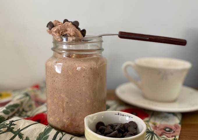 Avena nocturna de chocolate (overnight oats) Receta de poramoralhambre-  Cookpad