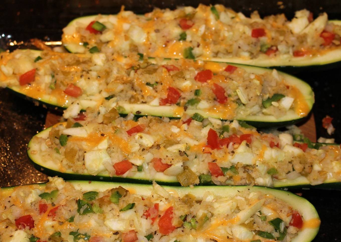 Baked Zucchini Boats