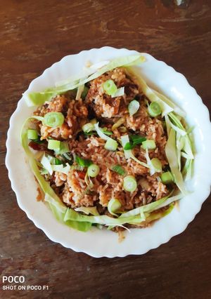 A picture of Fried Rice Cabbage Dumplings.
