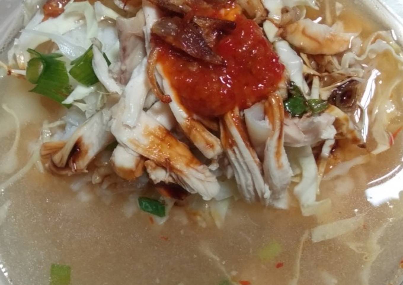 Soto ayam kuah bening