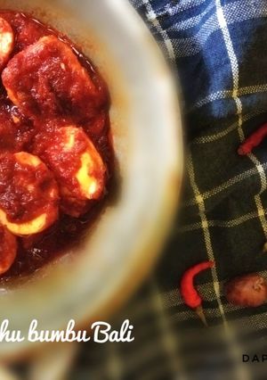 Foto resep Telur & Tahu bumbu bali