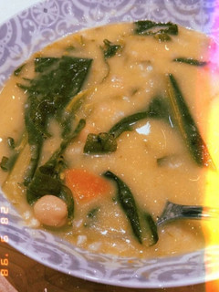 Foto de Sopa de Grão e Espinafres