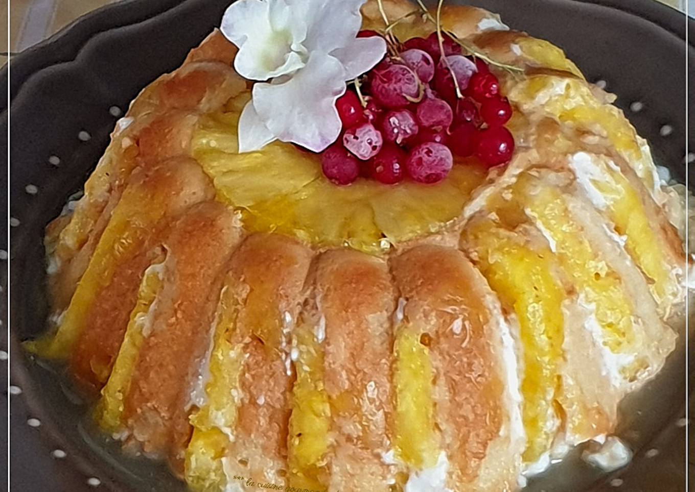 Charlotte ananas,tupperware