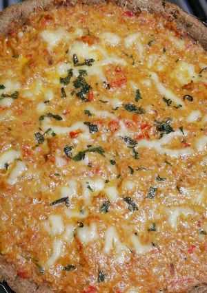 Una foto de Quiche de atún con masa integral
