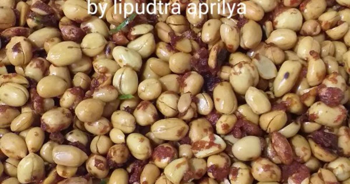 Kacang Tanah Kupas Resep Kacang bawang pedas manis oleh DWI APRILYA RAHAYU 