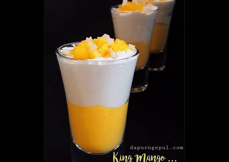 Cara Gampang Menyiapkan King Mango Thai Spesial (Mango Bingsu) Anti Gagal