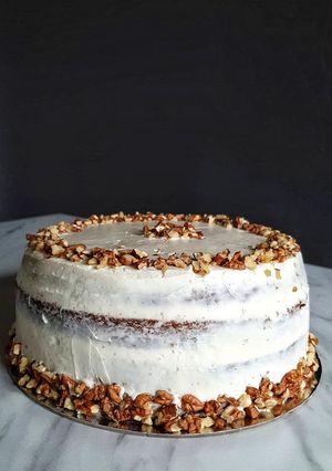 O poză a rețetei Tort cu morcovi și mascarpone.