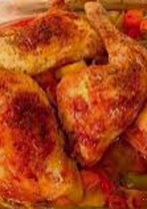 Una foto de Pollo al horno