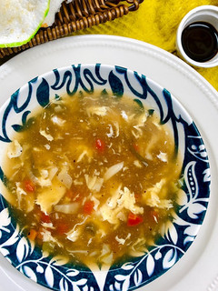 A picture of Hot n Sour Soup 🍲 in My Style.
