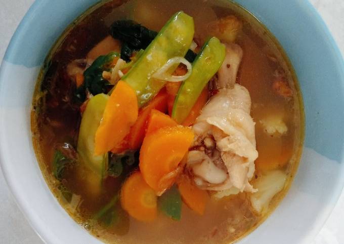 Resep Sop sayap ayam ayu yang Enak