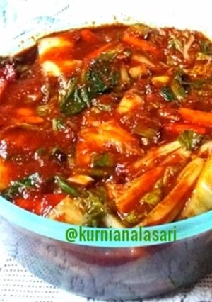 Foto resep Kimchi bumbu lokal