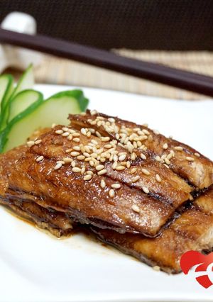 中秋烤肉~日式蒲燒秋刀魚【鮮之流】 的食譜成品照片