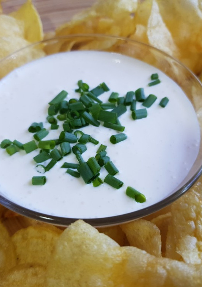 Una foto de Dip de Cebolla