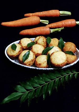 A picture of Semolina Carrot Appe.