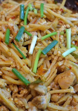 รูปของ ผัดพริกแกงหน่อไม้ไก่(สูตรไม่ใส่กะทิ)