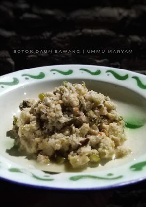 Foto resep Botok daun bawang