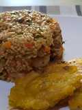 Arroz con mix de mariscos