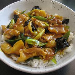 A picture of Pork Curry Don.