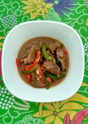 Foto resep Daging Masak Kecap Paprika