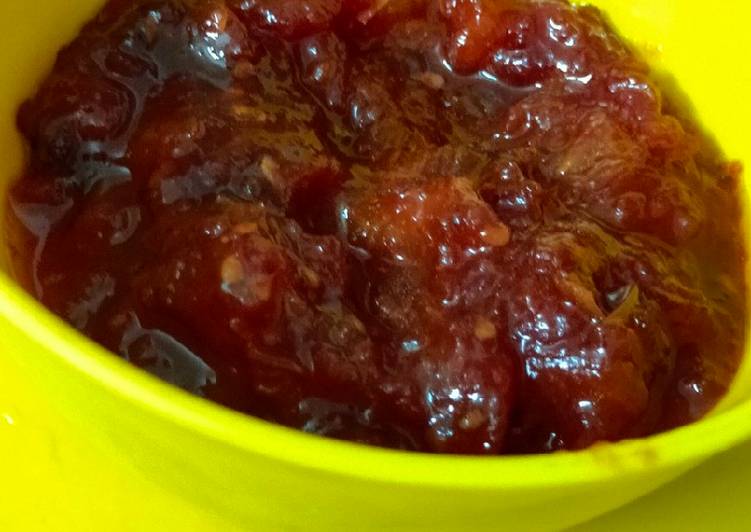 Steps to Make Award-winning Beetroot tomato Chutney