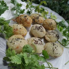 A picture of Veggie Rava sooji Appe.