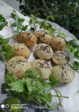 A picture of Veggie Rava sooji Appe.