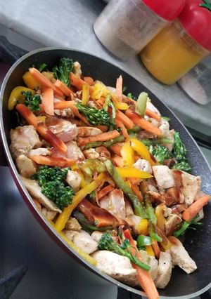 صورة لوصفة دجاج صيني