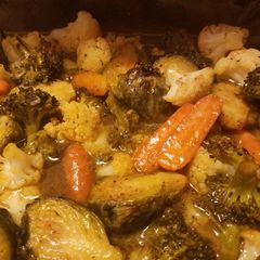 A picture of Maple Glazed Veggies.