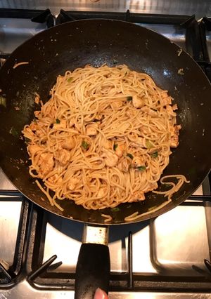 A picture of Thai Noodles.