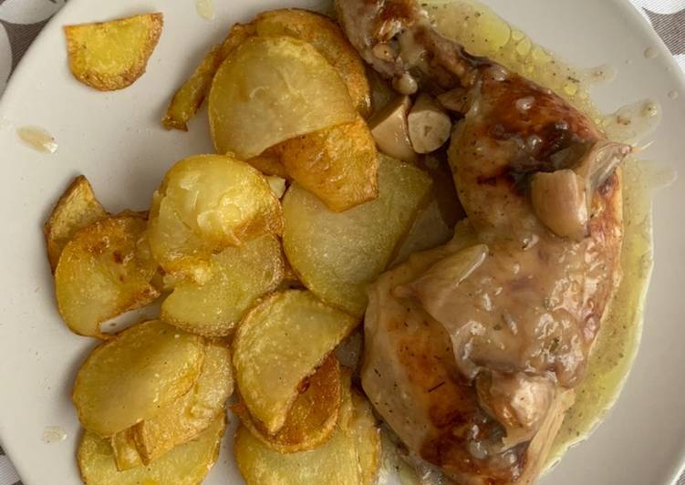 Pollo a la cerveza