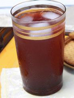 A picture of Mulberry drink - sharab el tout.
