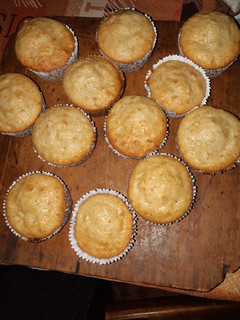 Una foto de Muffins de banana y avena