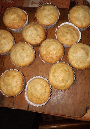 Una foto de Muffins de banana y avena