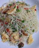 Stir fry rice stick