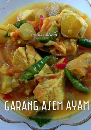 Foto resep Garang asem dada ayam
