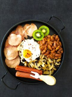 عکسی از دستور صبحانه انگلیسی