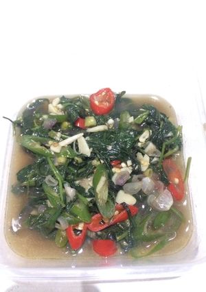 Foto resep Cah kangkung segar