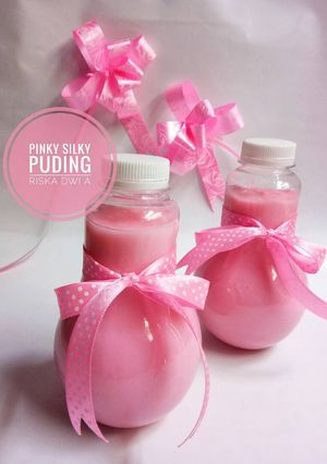Foto resep Pinky Silky Puding