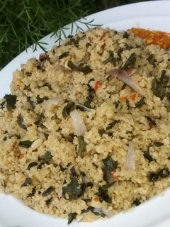 A picture of Couscous with moringa (2).