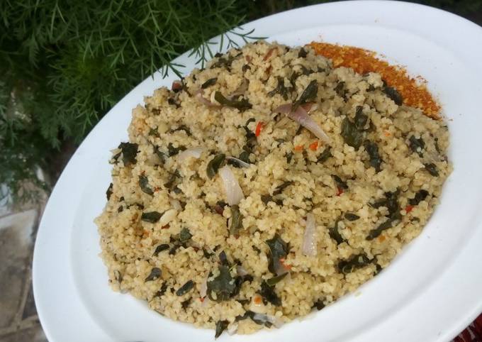 Couscous with moringa (2)