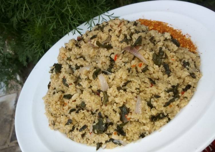 Easiest Way to Make Tasty Couscous with moringa (2)